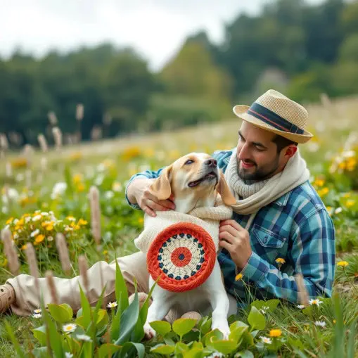 Hochsensibler Mann mit Hund