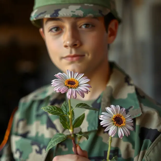 Hochsensibler junger Soldat